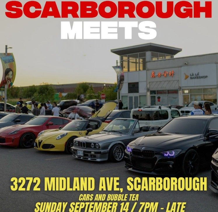 Scarborough Meets - Cars and Bubble Tea